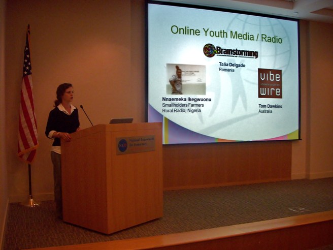 Katherine Kinzer of YouthActionNet discusses tools for reaching out to young people around the world.